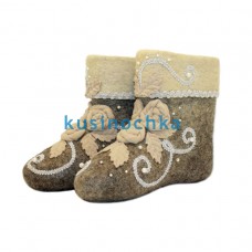 Женские полуваленки «Зимние узоры»