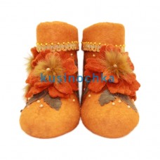 Женские полуваленки «Оранжевый — хит зимы»