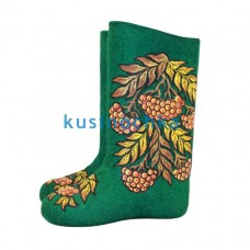 Женские валенки «Зелёное безумие»